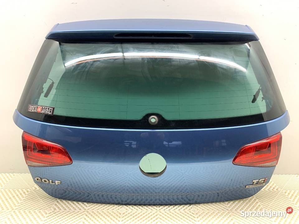 KLAPA TYŁ VW GOLF VII Hatchback NIEBIESKI TYLNA Motoryzacja