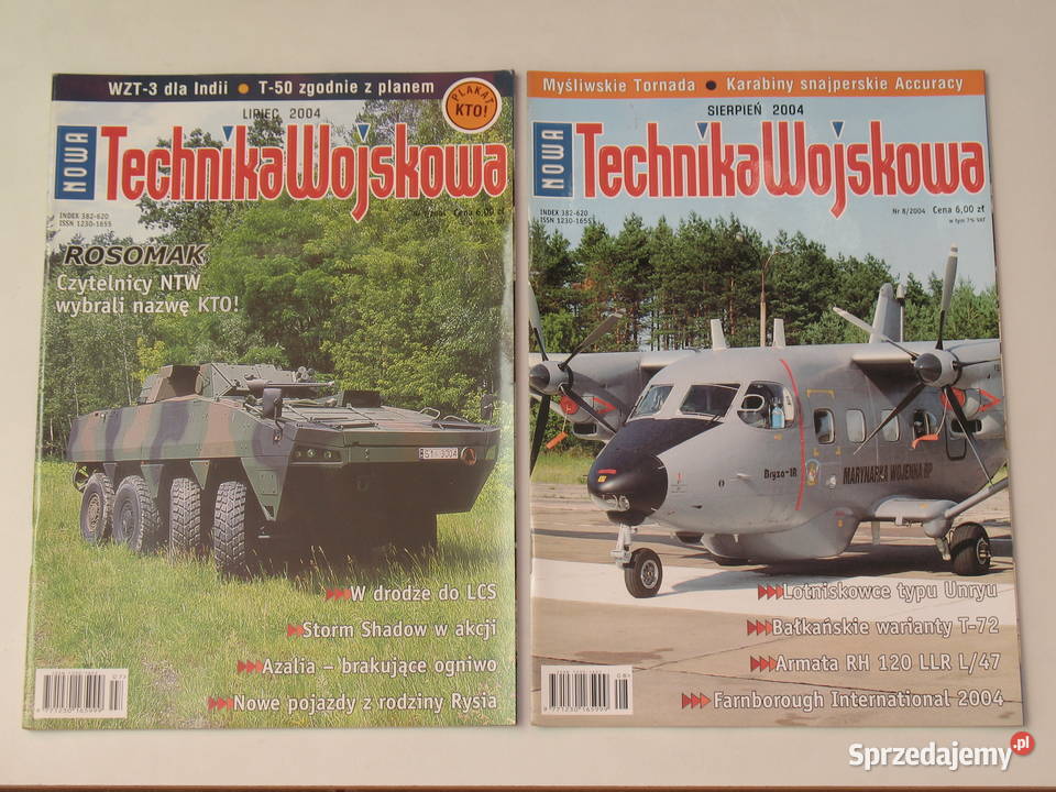 Technika Wojskowa kompletny rocznik 2004 Wojsko i militaria małopolskie Kraków