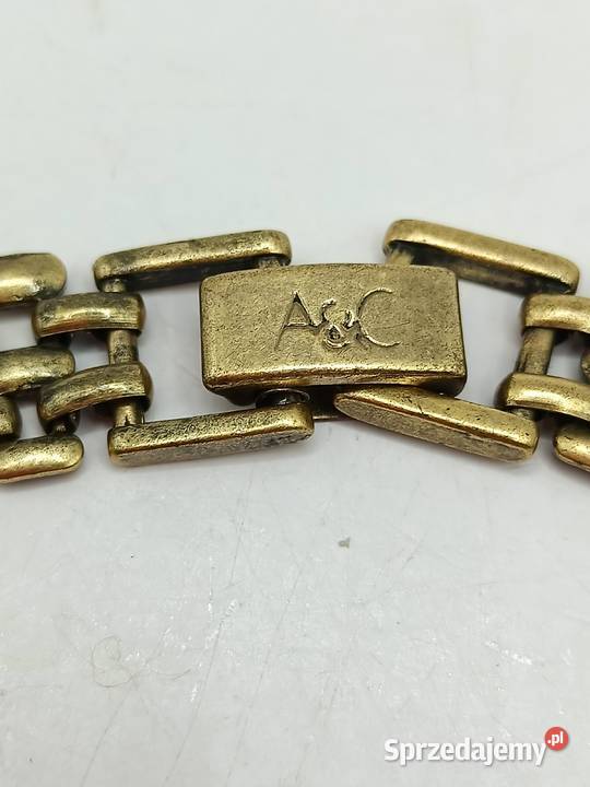 Naszyjnik kolia kolor starego złota