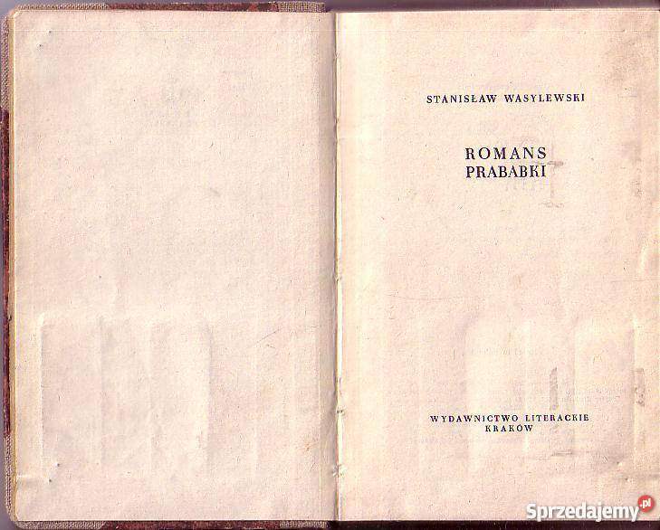 8808 ROMANS PRABABKI STANISŁAW WASYLEWSKI