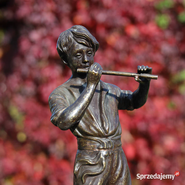 ARTexpert Para figur z brązu Grajek skrzypaczka zachodniopomorskie Dobrzany