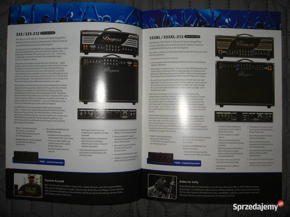 Bugera Amps Catalog April 2011 katalog Kępice sprzedam