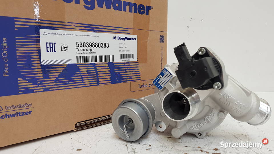 Nowa turbosprężarka BorgWarner KKK 53039880383 Siedlce