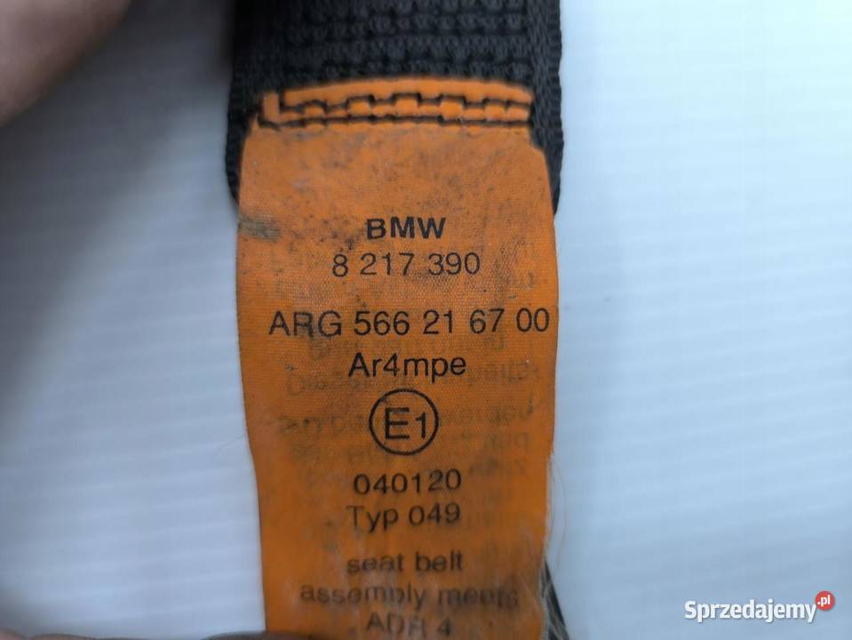 PAS BEZPIECZEŃSTWA PRAWY PRZÓD BMW E39 25B Pasy bezpieczeństwa wielkopolskie
