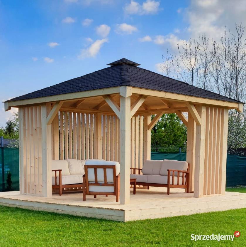 Altana Drewnolandia drewno 350 x 350 x 330 Kamienica Polska