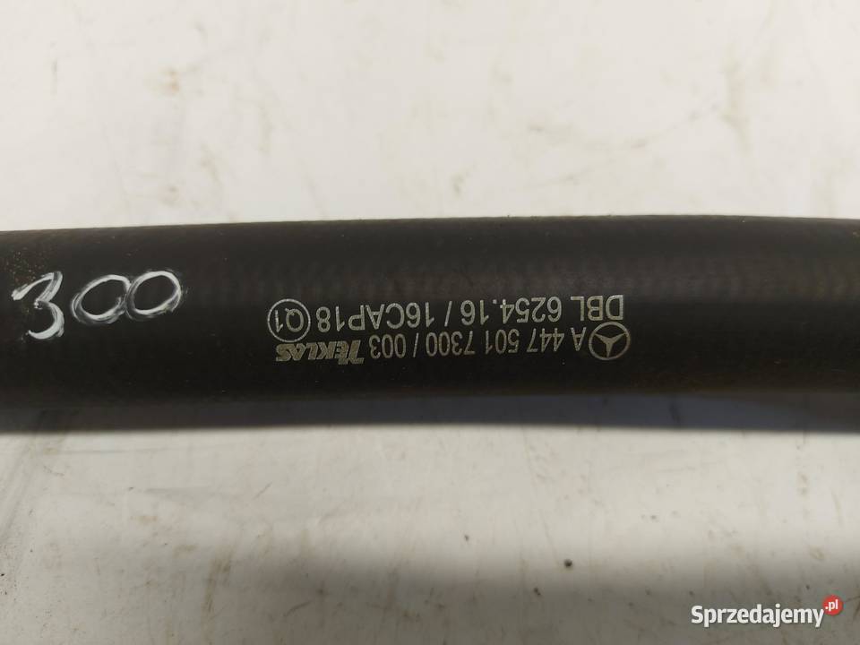 Mercedes EQV w447 Vklasa wąż przewód wody cieczy