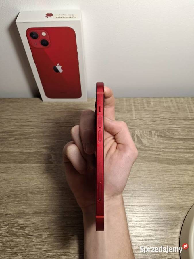 iPhone 13 Czerwony Stan Idealny 128GB Etui sprzedam