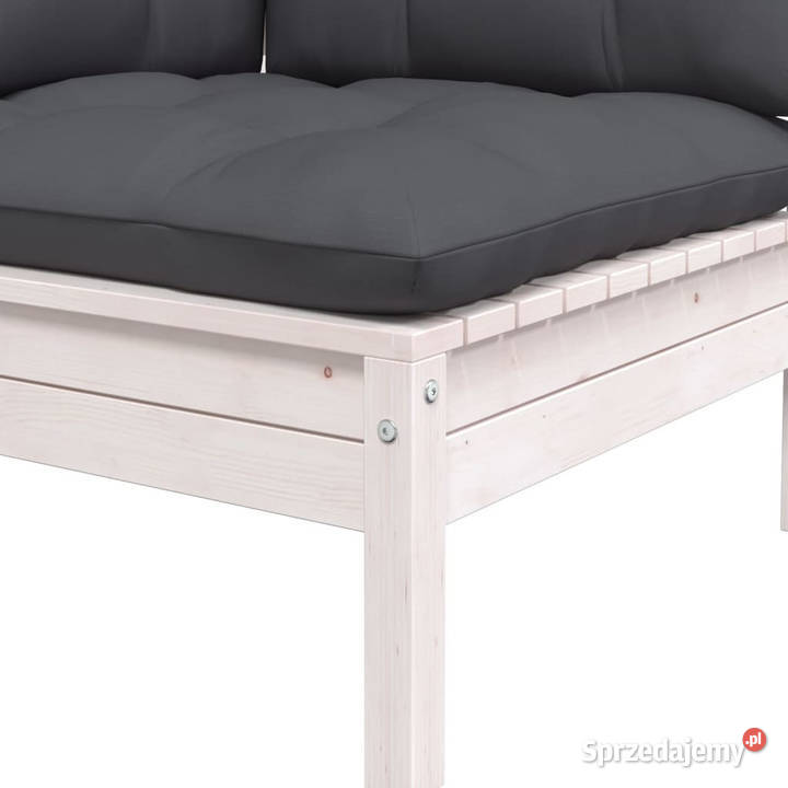 2osobowa sofa ogrodowa z poduszkami białe drewno Krzesła ogrodowe Warszawa sprzedam