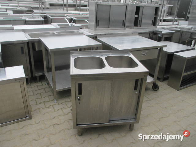 Zlew Gastronomiczny 2 Komorowy Drzwi Suwane wielkopolskie Ostrów Wielkopolski