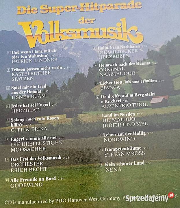 Die Super Hitparade der Volksmusik płyta CD Chełmno