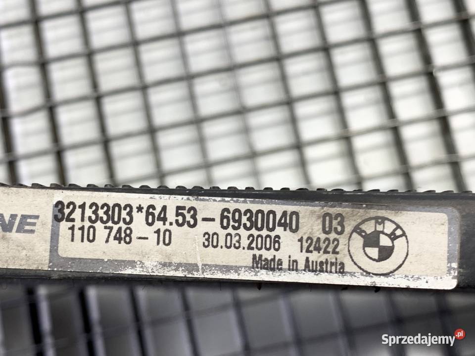 CHŁODNICA KLIMATYZACJI BMW E90 20 129 6930040