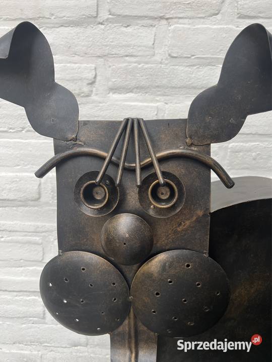 Metaloplastyka pies rzeźba nowoczesna z metalu dolnośląskie Bystrzyca Kłodzka