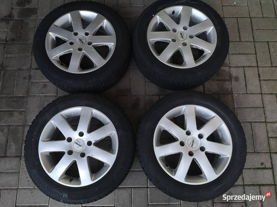 Felgi aluminiowe 16 BMW 5x120 opony zimowe 20555 Alutec dolnośląskie Lubin