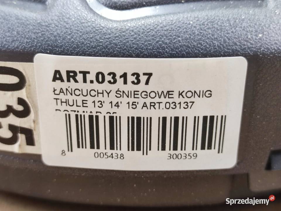 ŁAŃCUCHY ŚNIEGOWE 1 PARA KONIG THULE 03137 13 15