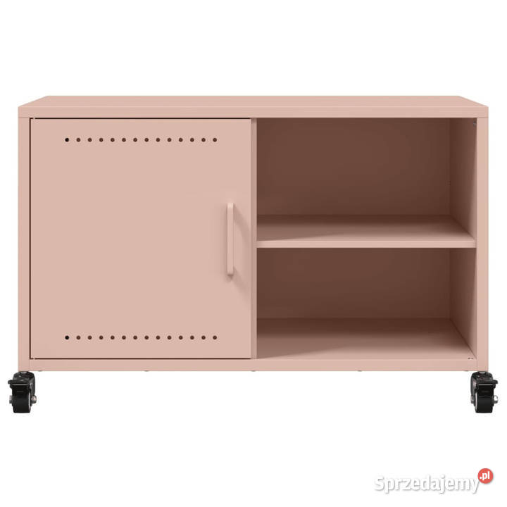 Szafka RTV różowa 68x39x435 stal WM846669 Warszawa sprzedam