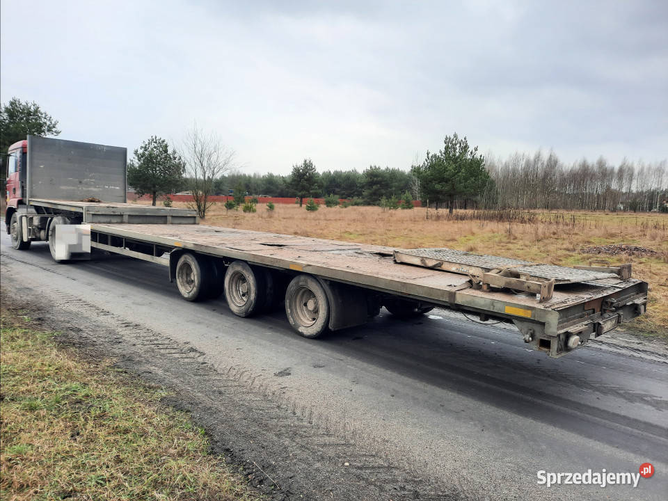 Naczepa do transportu maszyn FRUEHAUF CNPTA3 pełny VAT Kociołek Szlachecki