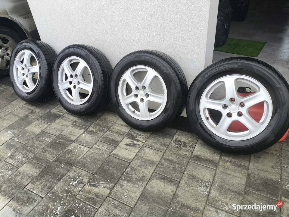 Alufelgi 15 5x100 z oponami letnimi Średnica 15" Nowy Sącz sprzedam