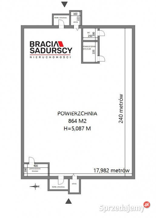 Wynajem lokalu Proszowice 865m2 od ulicy Wynajem