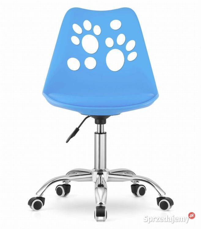 Krzesło obrotowe PRINT niebieskie podlaskie Bielsk Podlaski sprzedam