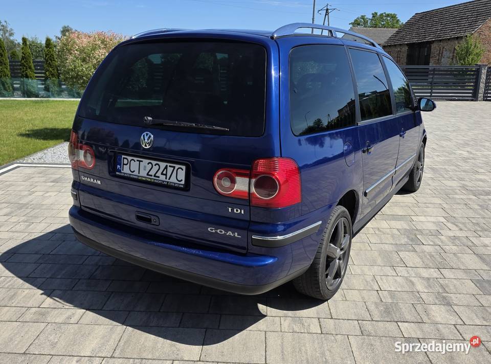 Volkswagen Sharan Lift 19 TDI 1307osobowywersja nieuszkodzony Skwierzyna
