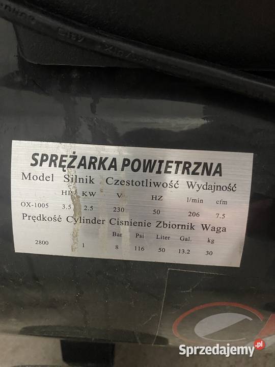 Sprężarka champion 50l Pozostałe Sejny sprzedam