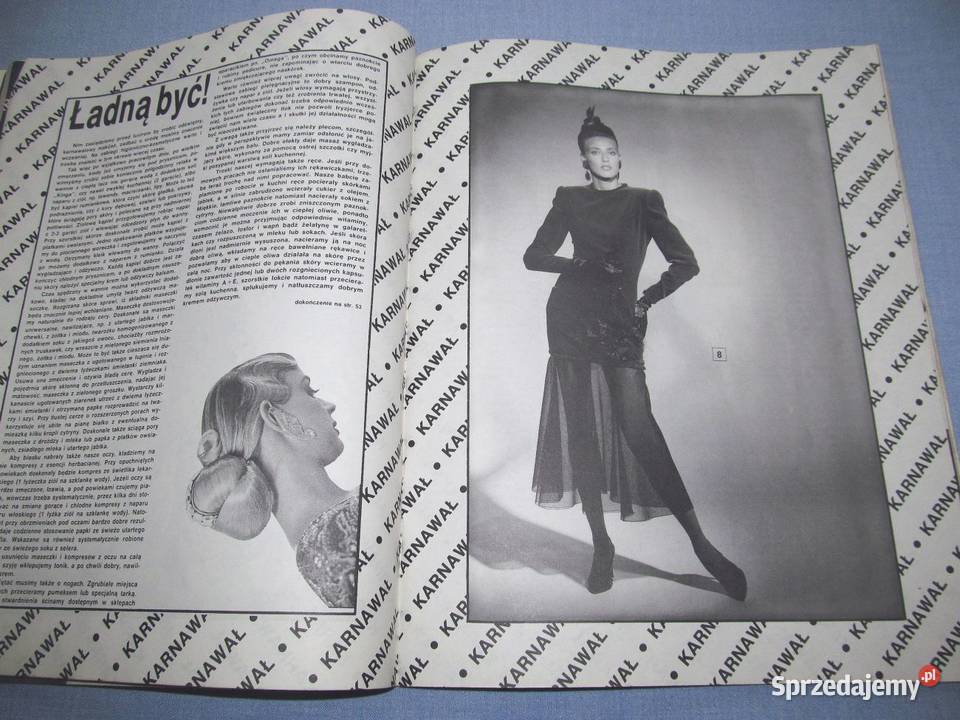 Moda Jesień 1989 Zima 198990 dwa arkusze Skępe sprzedam