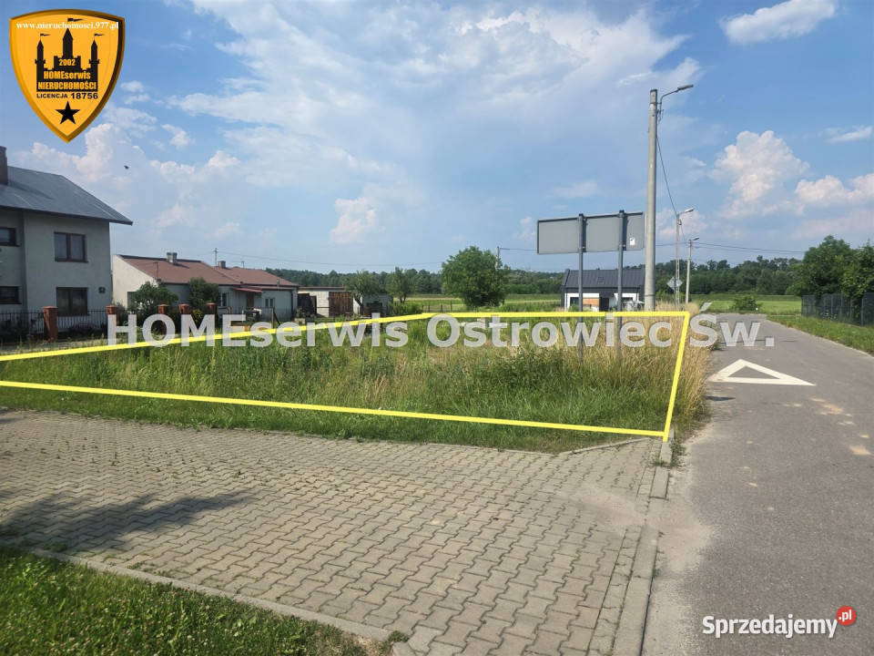 Działka 1117m2 Ostrowiec Świętokrzyski świętokrzyskie