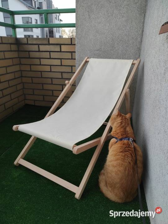 LEŻAK DREWNIANY PLAŻOWY OGRODOWY Składany Różne Bydgoszcz sprzedam