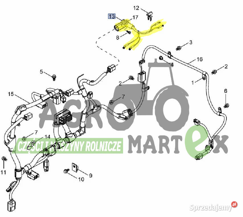 87346235 WIĄZKA ELEKTR CNH Wichrów