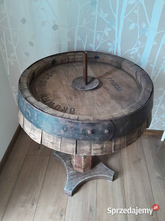 Stół stolik dębowy unikalny Piwnica pod Baranami Kraków