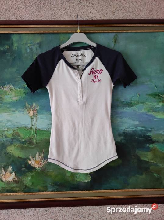 Aero aeropostale koszulka bluzka top tshirt niebieski Topy i koszulki Topy i koszulki Kielce