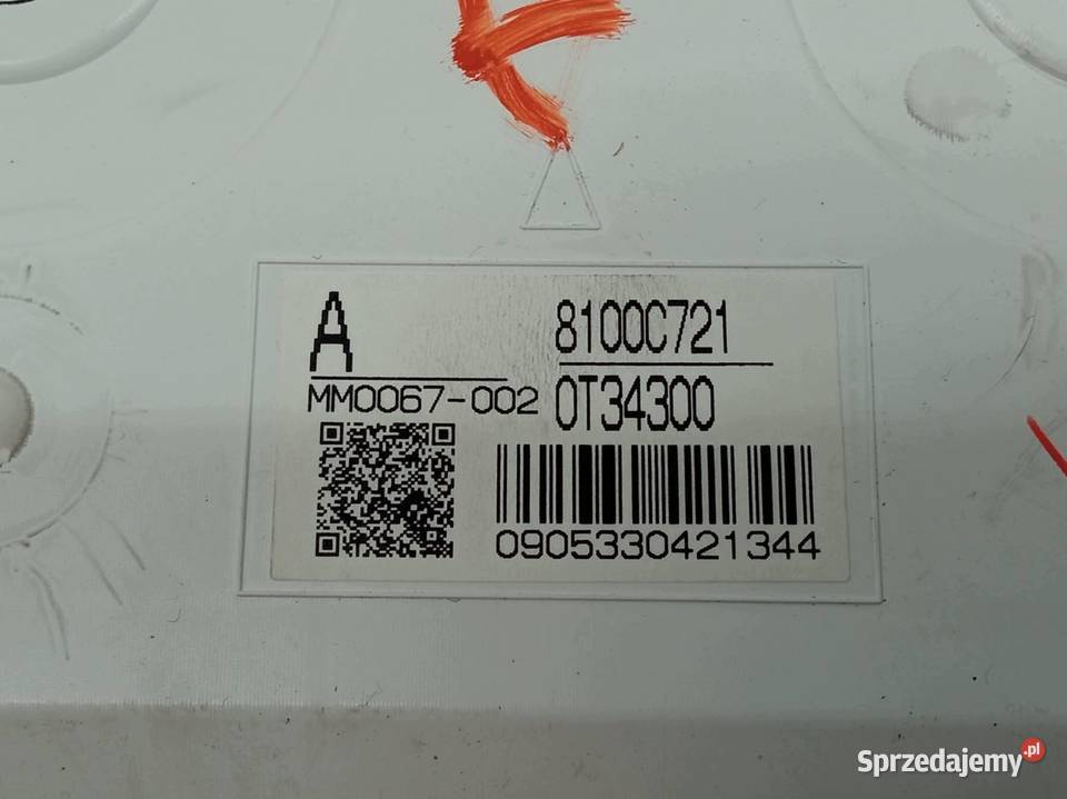 LICZNIK EU 8100C721 MM0067002 16 B Mitsubishi osobowe Części samochodowe świętokrzyskie