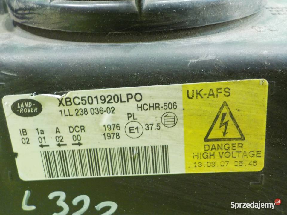 L322 LIFT 36 TD V8 AUT 08r 5D lampa prawa przod Suków