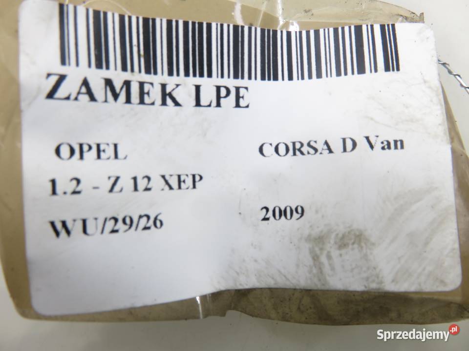 ZAMEK LEWY PRZEDNI OPEL CORSA D 13258270ED