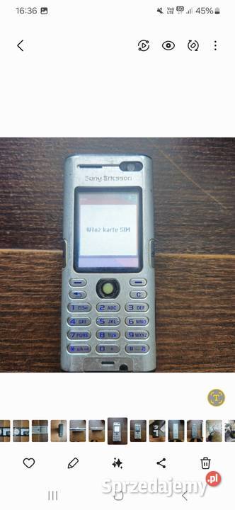 Sony ericsson K600i Zduńska Wola