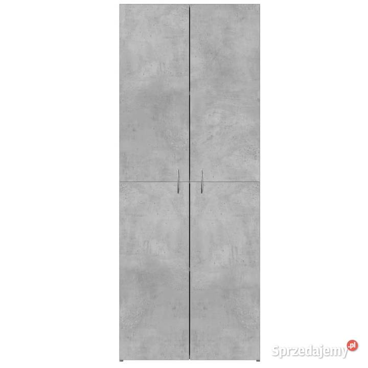 Szafka na dokumenty szarość betonu 60x32x153