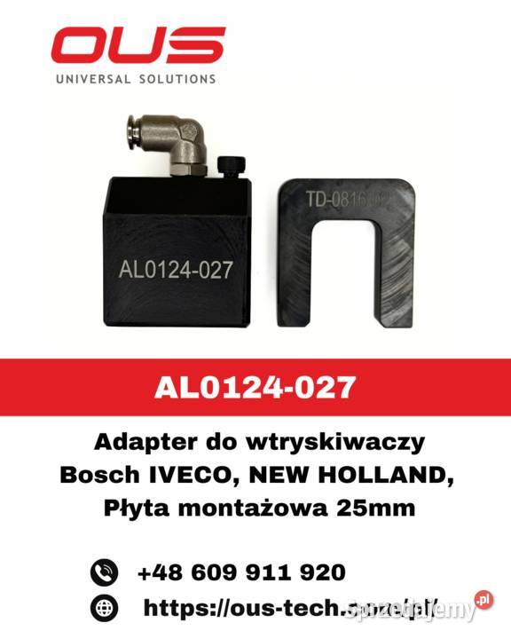 AL0124027 Adapter do wtryskiwaczy CRIN Bosch Pozostałe Warszawa