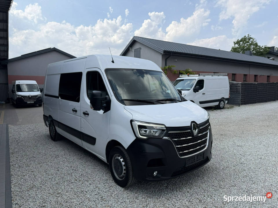 Renault Master średniak L2H2 Brygadówka 7osobowa komputer pokładowy Warszawa