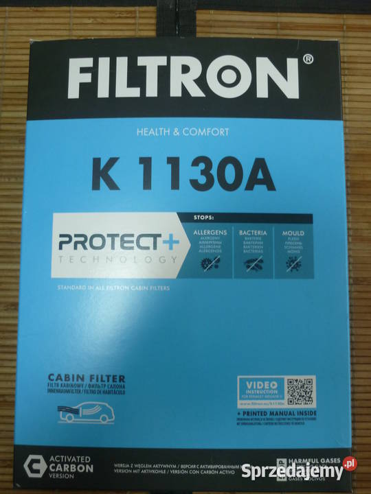 Filtr kabinypyłkowy węglowy FILTRON K1130A Łódź