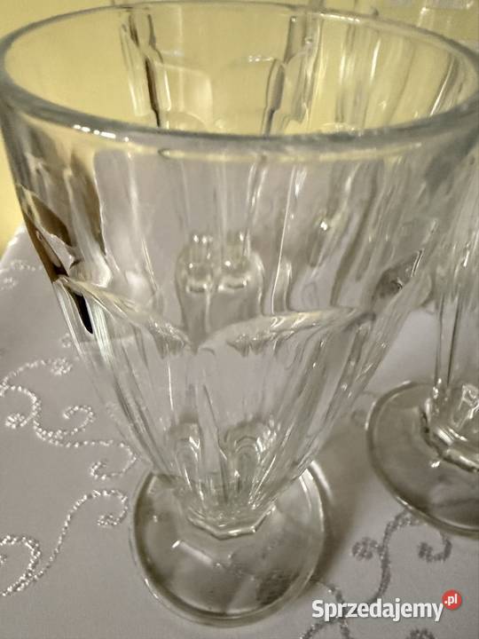 Szklanki Pucharki Lody Desery 300 ml Vintage Czerwionka-Leszczyny