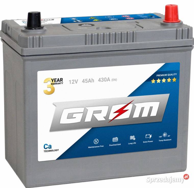 Akumulator GROM Premium 45Ah 430A Japan mazowieckie Siedlce