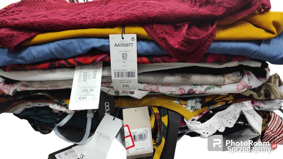 Odzież używana damska wiosnalato pakiet 15 dolnośląskie Lubin