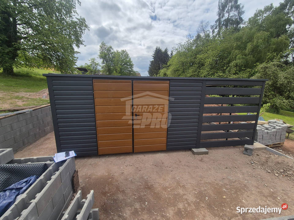 Schowek Domek Ogrodowy 4x3m wiata 2m Brama okno pomorskie