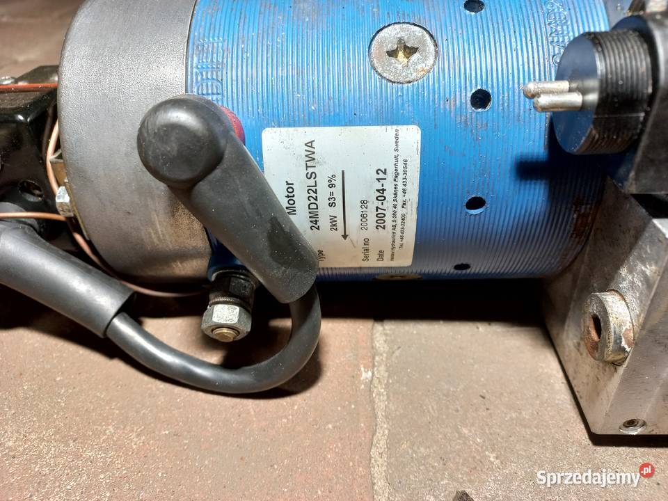 Agregat hydrauliczny silnik 24V pompa winda Bar Pozostałe Przykona