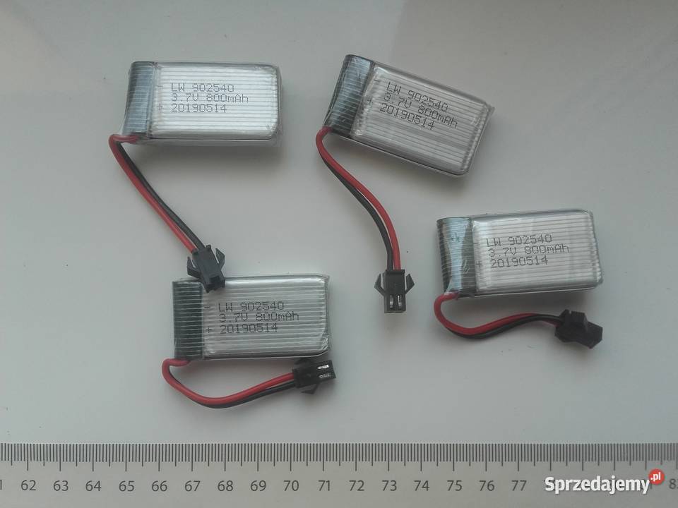 Akumulator LiPo 37V 800mAh z wtyczą SM2p 18g kujawsko-pomorskie Bydgoszcz