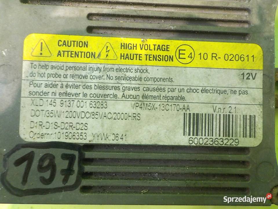 FREELANDER II 22 TD4 06r przetwornica XENON Suków