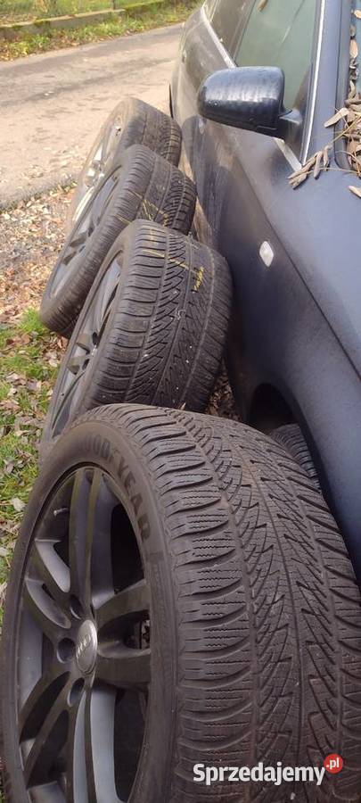 4 kołą audi q7 5x1302854520 opony zimowe ładne