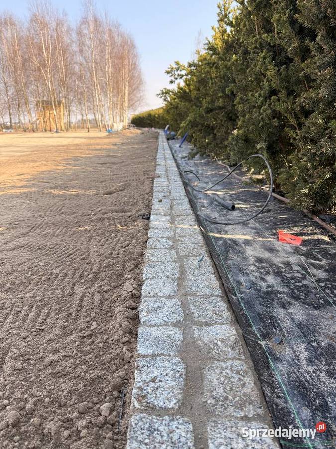 Ogrody trawniki nawodnienia minikoparka łódzkie Zgierz ogród