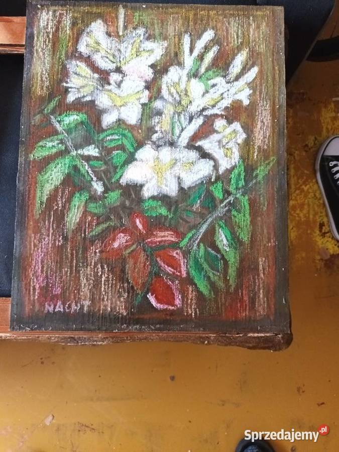 Stary obraz olejny martwa natura syg Malbork sprzedam