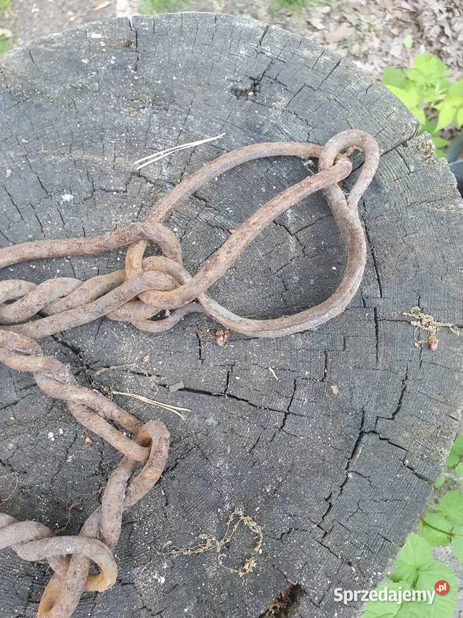 Kajdany okowy pęta do konia przedwojenne antyk